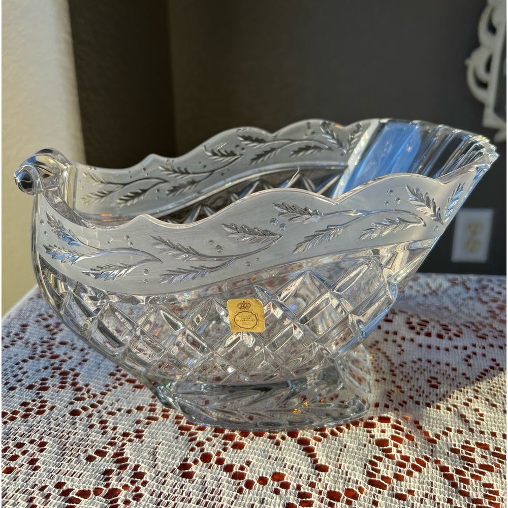 Vintage Crystal BLEIKRISTALL sleigh - Picture 1 of 14